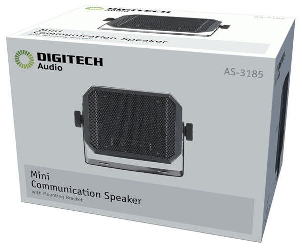 Mini Communications Speaker black case with metal grille