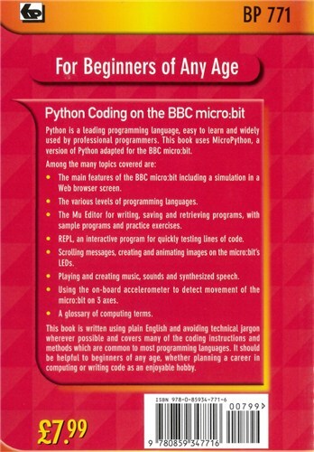 Python Coding on BBC micro:bit leading programming language Suit for any age