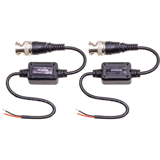 DOSS Waterproof BNC HD Video Balun Passive Transmitter & Receiver