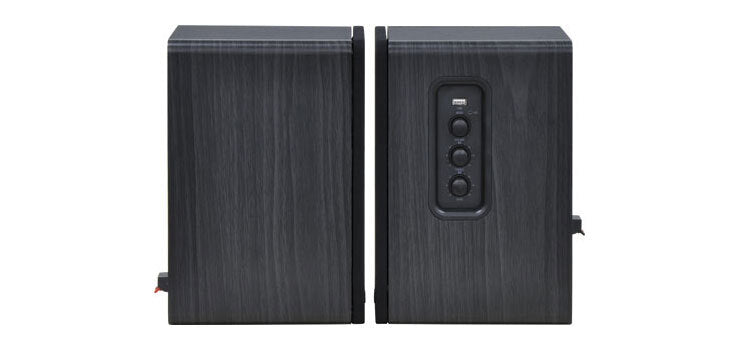 Opus One Bookshelf Bluetooth 50W Speaker Pair Black