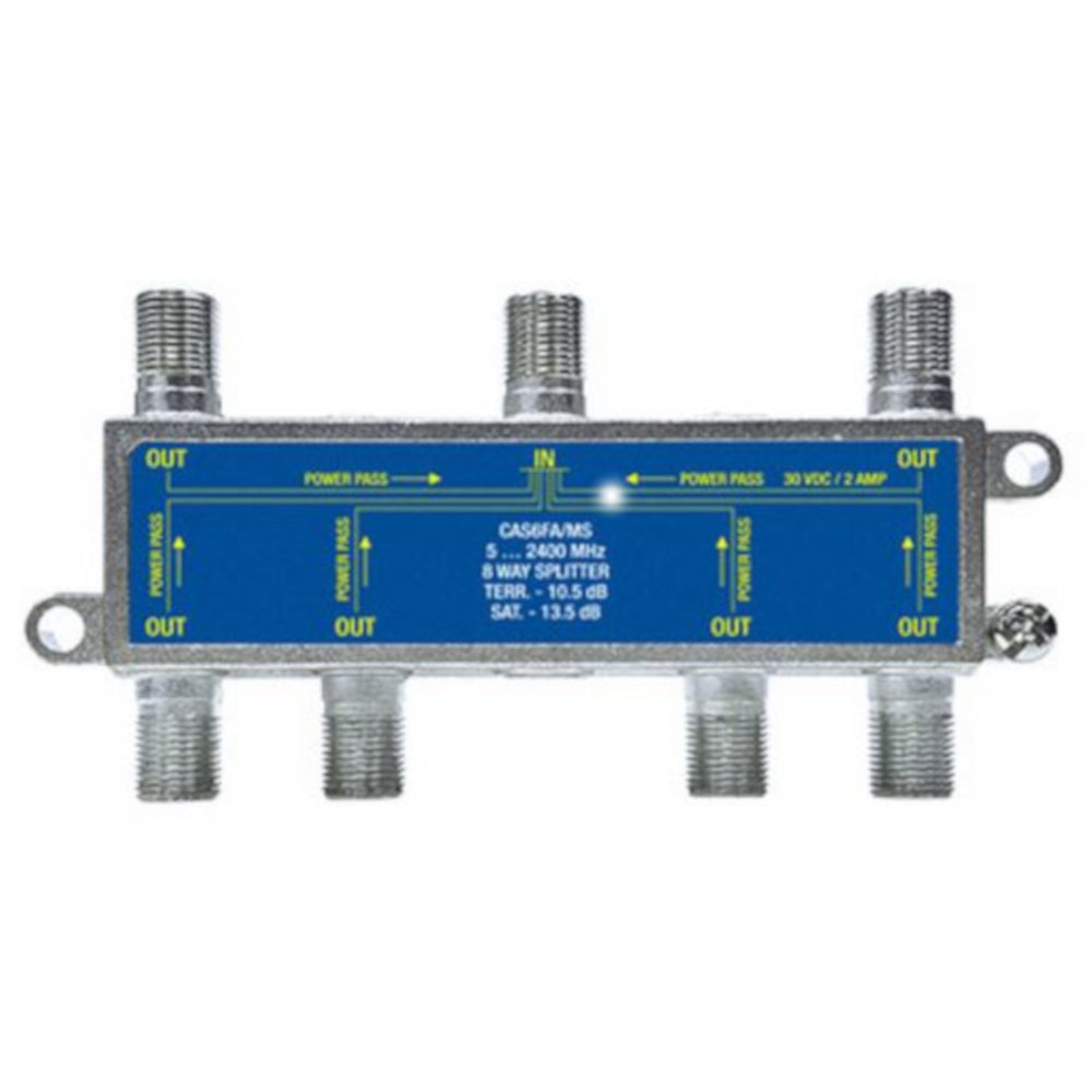 Fs 6 Splitter 6 way F-Type Splitter 5-2400MHz Jonsa 30Vdc 2Amp – Bourne Electronics