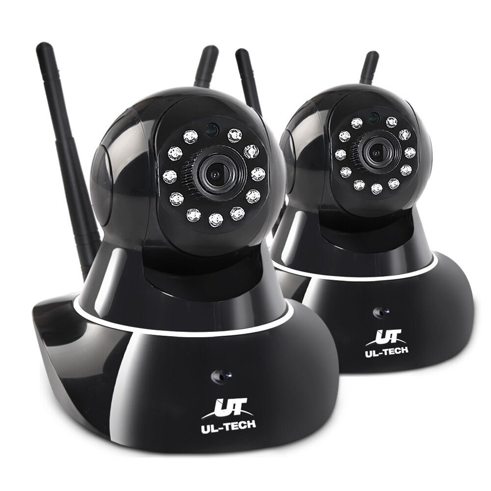 UL-tech 1080P Wireless IP Cameras Security WIFI Cam Black – Bourne ...