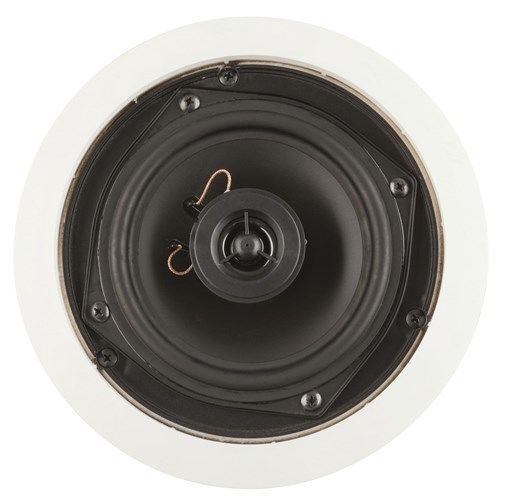 In-Ceiling 2 Way 5 inch Speaker with Fixed Tweeter pair