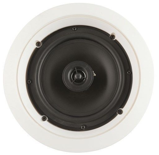 In-Ceiling 2 Way 6.5 inch Speaker with Swivel Tweeter pair