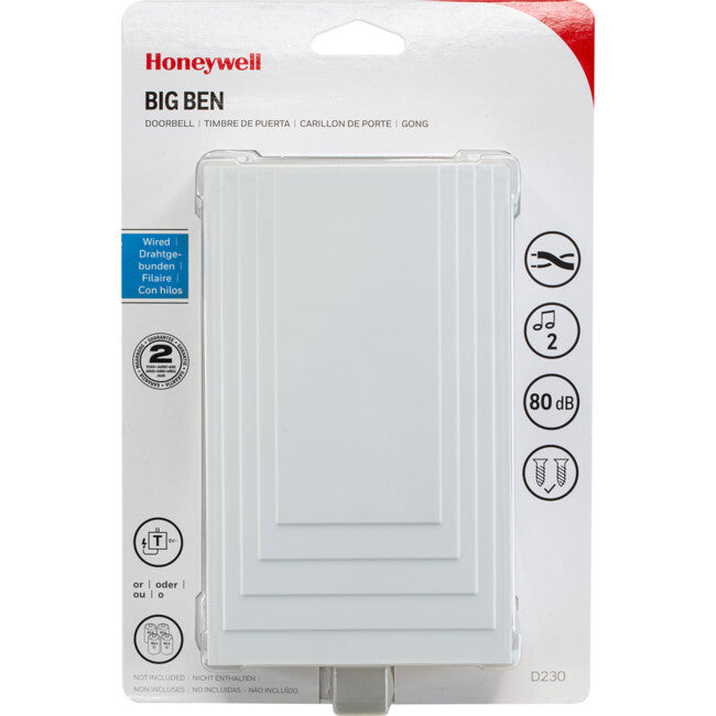 Honeywell D230 Big Ben Doorbell Chime White