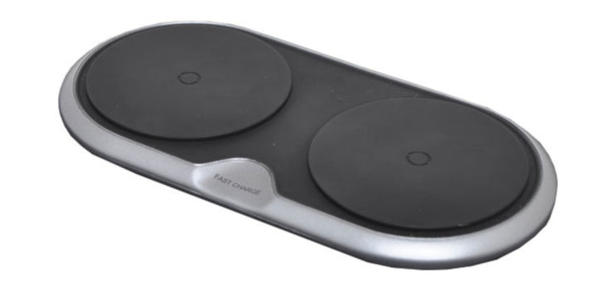 Powertran QI Wireless Dual Phone Fast Charging Pad