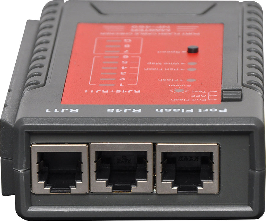 Cable Tester For Networks With Port Flash