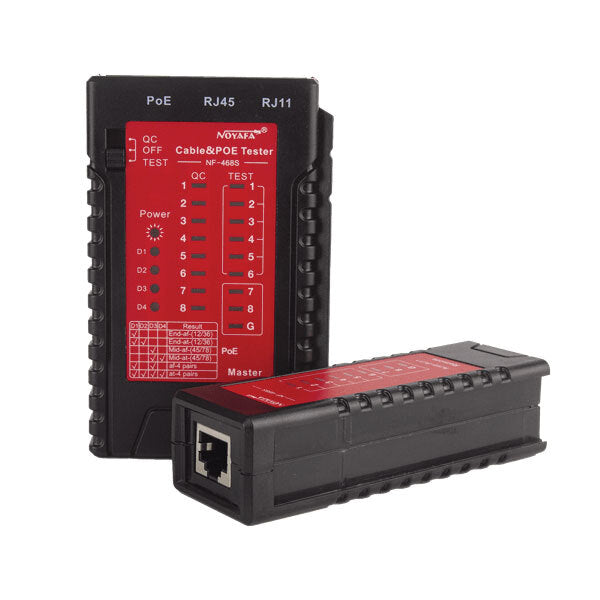 Low Power Battery Indicator Networks with PoE Support Cable Tester