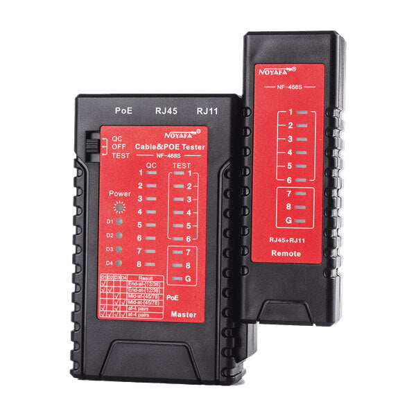 Low Power Battery Indicator Networks with PoE Support Cable Tester