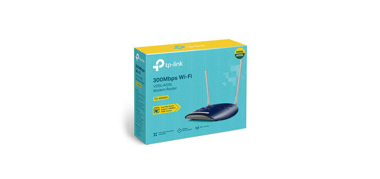 Tp-Link TD-W9960 Wireless Antenna N VDSL-ADSL Modem Router 300Mbps