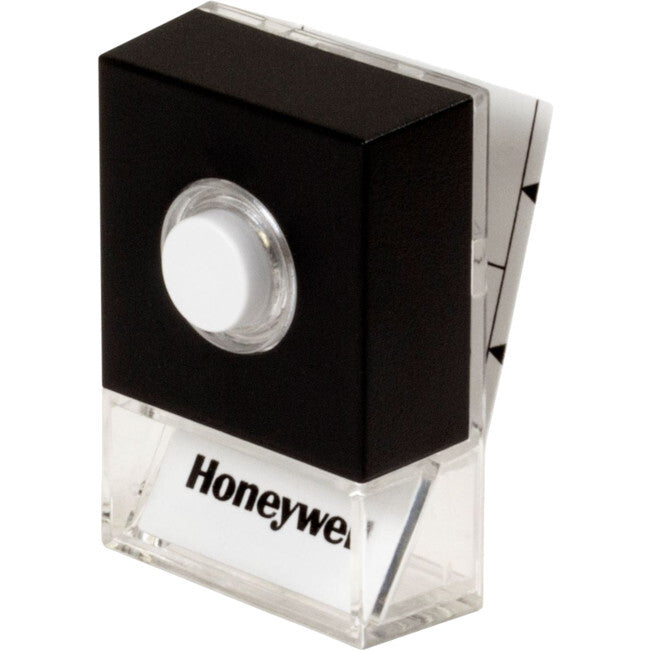 Honeywell Illuminated Lighted Black Push White Button Press Hard Wired Door Bell