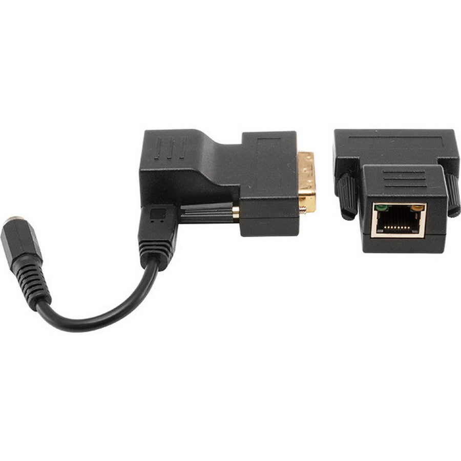 DVI Over Single Cat5 Extender Transmitter & Receiver 50m 1080P Resolution Kit