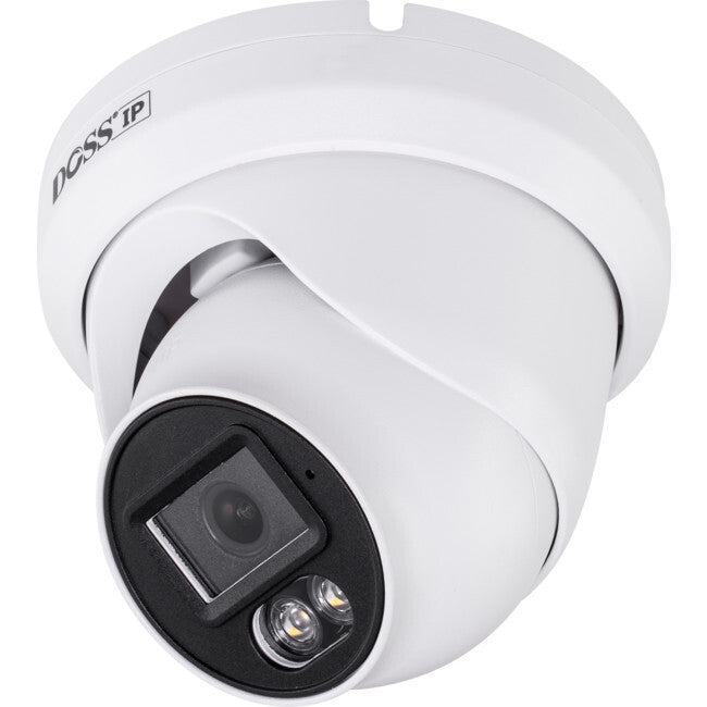 DOSS 5MP IR20M IP66 Dome IP Camera with 3.6mm Dual Light Human Detection