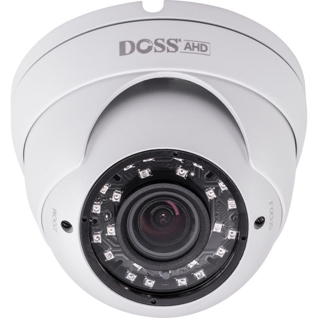 DOSS 5MP 4 in 1 AHD TVI CVI CVBS 2.8-12mm with Manual Varifocal Lens Dome Camera