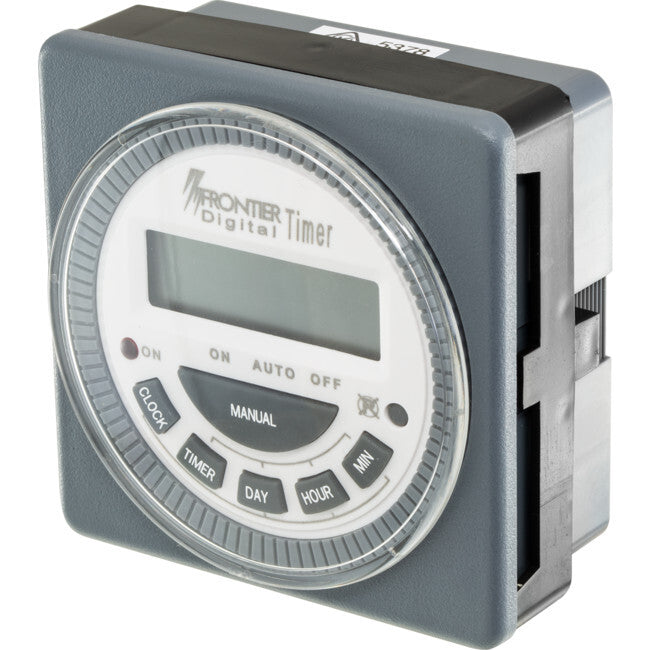 Forntier TM-619-12 Versatile 12V DC 16A 8Program 7-Day Digital Timer