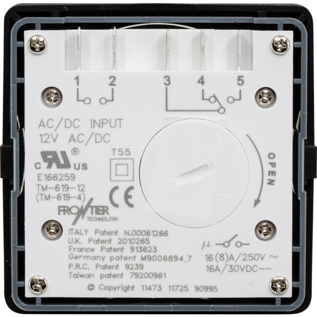 Forntier TM-619-12 Versatile 12V DC 16A 8Program 7-Day Digital Timer