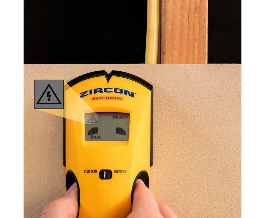 ZIRCON e50 Stud Finder Edge Finding Stud Sensor Deep-Scanning LCD Display