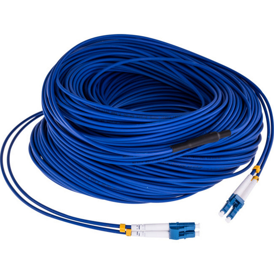 Pro.2 LC-LC SM DX OS2 Armoured Optical Fibre Outdoor cable LSZH 100m Blue