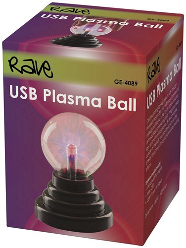 Rave USB Powered Plasma Ball Create a dazzling lighting effects