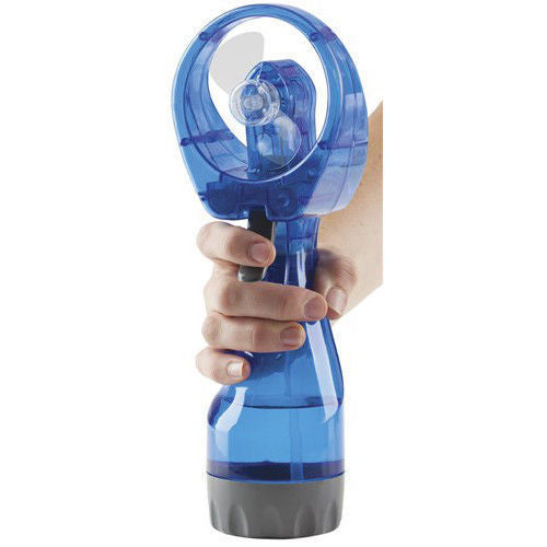 Soft Blades Moulded Hand Held Grip & Trigger Pump Personal Water Misting Fan