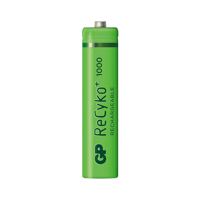 GP Recyko 1.2V  950mAh Capacity AAA Rechargeable Batteries 4Pk