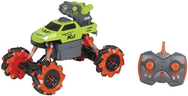 2-In-1 Rock Crawler with Water Rocket Launcher 4 Wheel Drive  Rocket Launcher