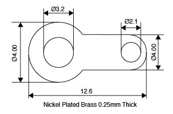 3.2mm Solderlugs Pk 1000