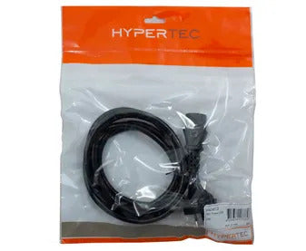 Hypertec 2M 0.75mm 10 Amp IEC C13 to AUS 3 Pin Cable Plug Black