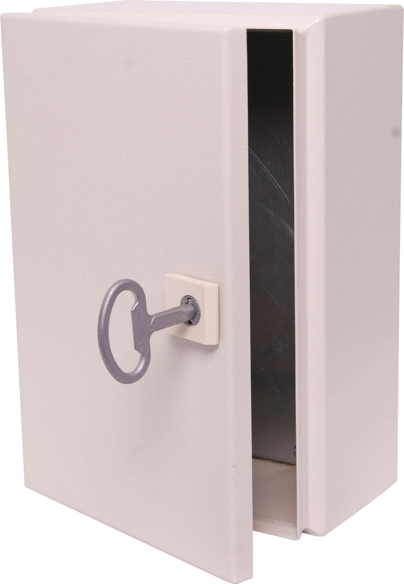 200x120x400mm IP66 Lockable Steel Utility Wall Cabinet – Bourne Electronics