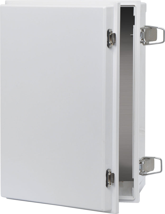 200x150x300mm IP66 UV ABS Hinged Door Wall Cabinet Includes Internal Base Plate