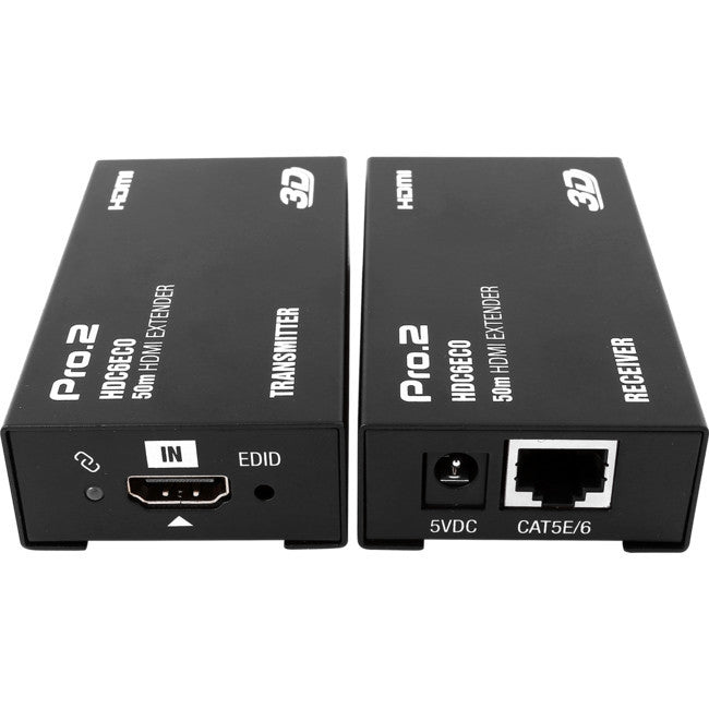 Pro.2 HDC6ECO HDMI Over Single CAT6 Extender 3D Compatible Range 50m