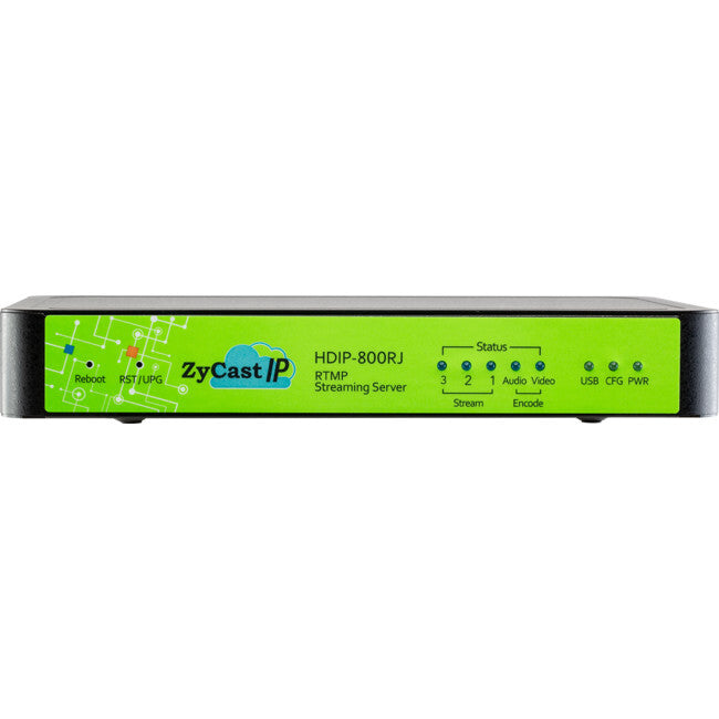 Zycast IP HDIP-800RJ Simulcating  Live RTMP 3CDN Streaming Server