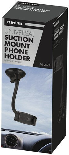 Response Gooseneck Suction Cup Mount Phone Holder Adjustable Width 60-90mm