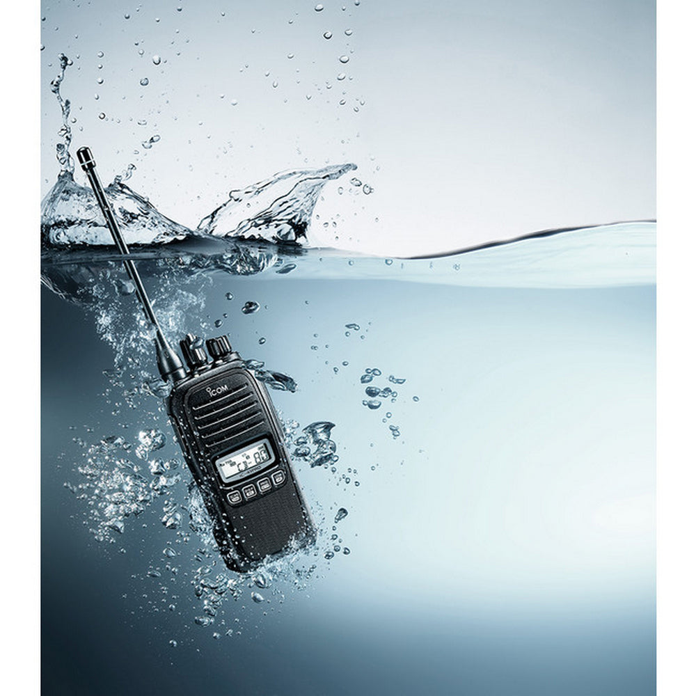 ICOM IC41PRO 5Watt 80 Channel IP67 UHF Hand Held Radio Built-in CTCSS ...