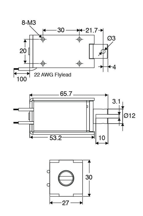 12V Pull Type Solenoid