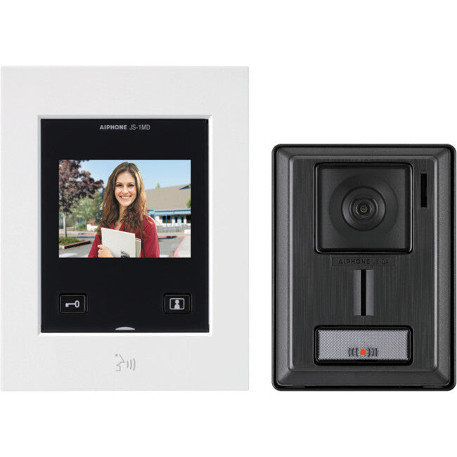 AIPHONE JSS1A 3.5Inch TFT LCD Monitor IP54 Video Intercorm System Kit ...