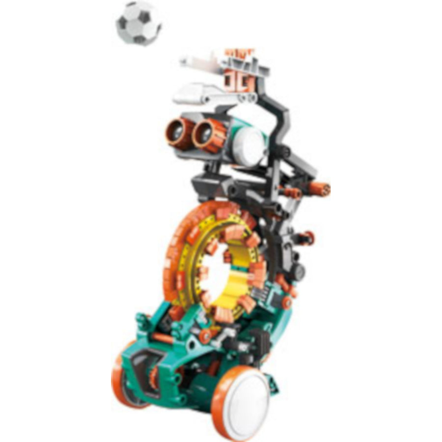 5 In 1 Smart Coding Robot kit  with centralised coding ring accepts differently shaped coding parts