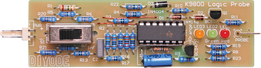 3 State Logic Probe Kit chip to provide logic states when checking circuits, output pins on boards etc