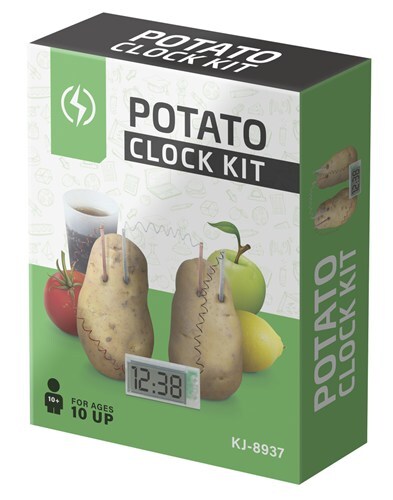 Potato Digital Clock Educational Project Highly Accurate Module Kits for kids