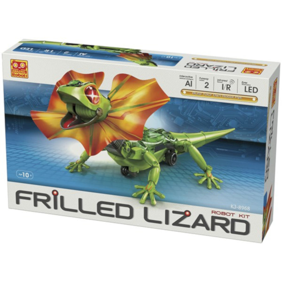 Frilled Lizard Robot Kit with IR Sensor LED Illuminated Eyes 2Way FunctionSwitch