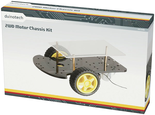 Educational 2 Wheel Drive Motor Chassis Robotics Kit