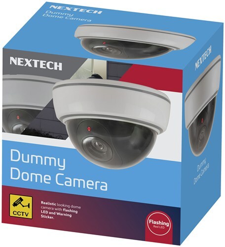 Nextech Dummy Dome Camera Great for home Office Schools Includes CCTV security