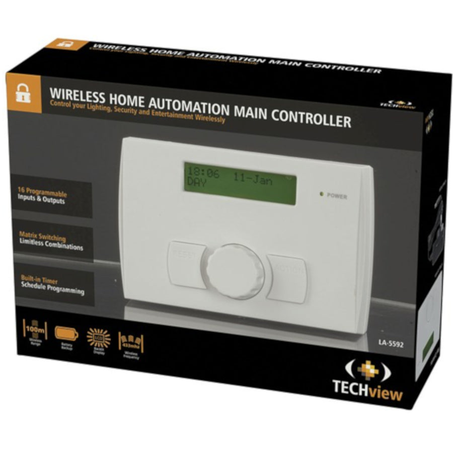 LCD Alarm Controller to Suit Home Automation Systems