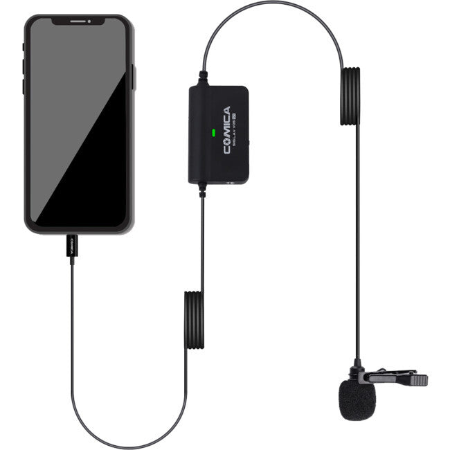 COMICA SIG.LAV V05 MI Lavalier Single Microphone with Iphone Lighting Interface