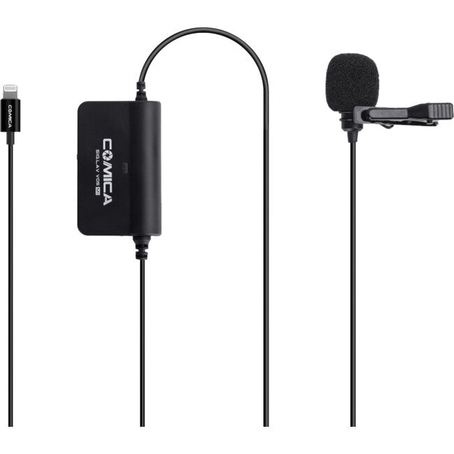 COMICA SIG.LAV V05 MI Lavalier Single Microphone with Iphone Lighting Interface