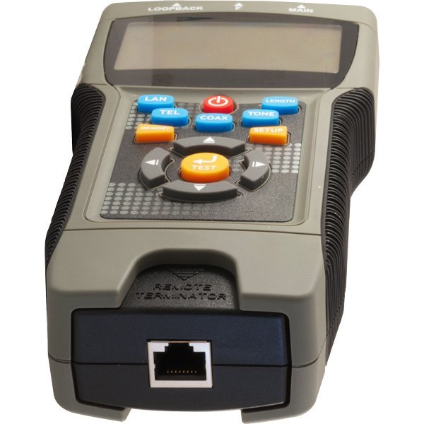 DOSS LCT8 PRO Coax & LAN Cable Tester locates distance to the fault