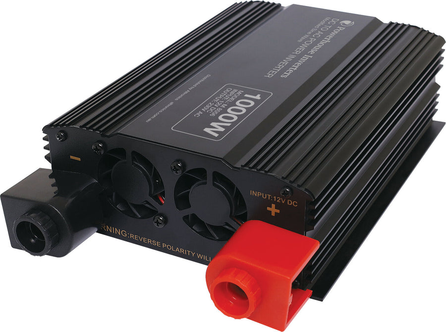 Powerhouse 1000W 12V DC To AC Isolated Modified Sine Wave Output Power Inverter