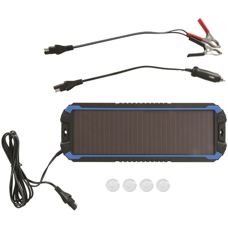 Powertech 12V 1.5W Solar Trickle Charger For Boat Car Tractor Motorcycle