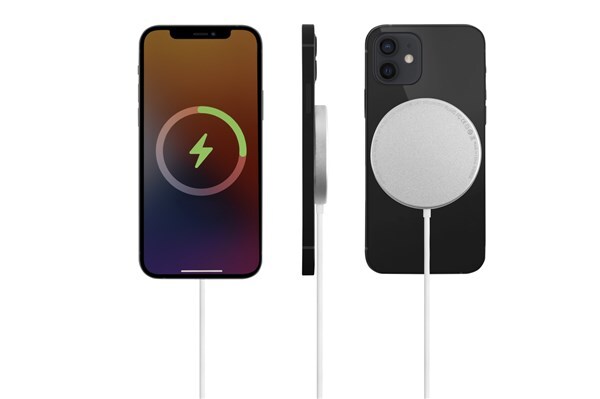 15W Magnetic Wireless Qi Stylish Aluminium Charger Pad with 1.5m USB C Cable