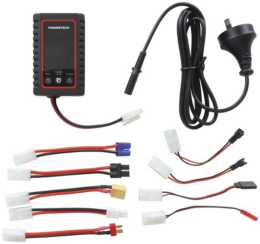 Powertech Ni-MH/Ni-CD R/C Toy Battery Charger 2 to 8 Cells